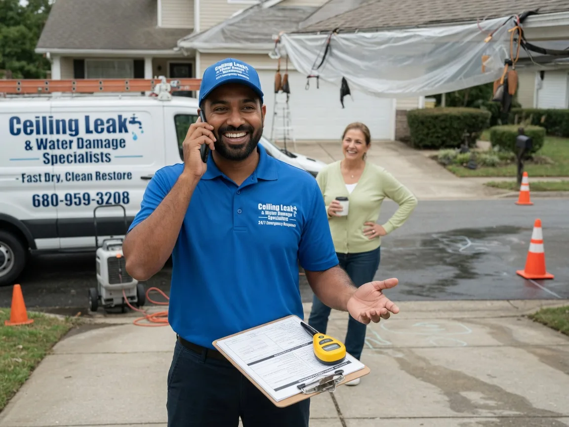 Ceiling Leak Cleanup Buckingham, PA FAQs